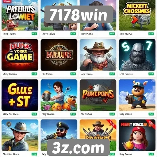 Análise dos jogos disponíveis no site 7178win