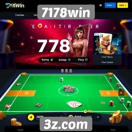 Explorando a interface do usuário do site 7178win